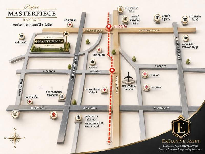Perfect Masterpiece Rangsit, Pathum Thani, Ban Klang, Muang Pathum Thani, Pathum Thani, 5 Bedrooms, 553 sqm, Single Detached House For Sale, by ณัฐคม เกิดอนันต์, 500551918 - DDproperty.com