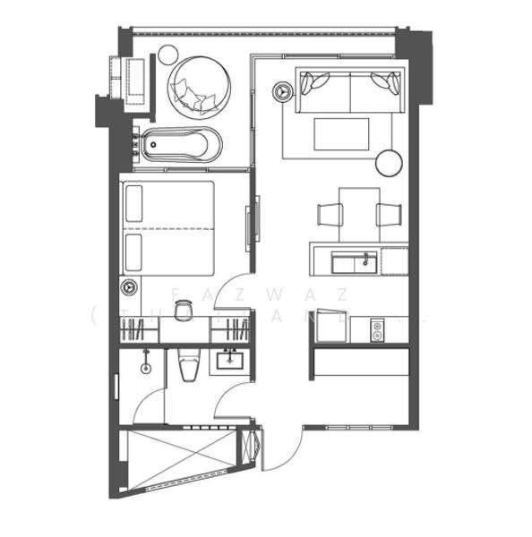 Saturdays Residence, Phuket, Soi Saturdays, Rawai, Muang Phuket, Phuket, 1 Bedroom, 56 sqm, Condo For Sale, by Fazwaz (Thailand) Co., Ltd., 500552319 - DDproperty.com