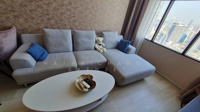 Knightsbridge Prime Sathorn, Bangkok, 599 Naradhiwas Rajanagarindra Road, Thung Maha Mek, Sathon, Bangkok, 1 Bedroom, 44 sqm, Condo For Rent, by Hathaichanok Saenset, 500552634 - DDproperty.com