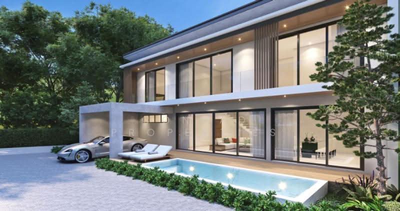 Modern 3-4 Bed Garden Pool Villas for Sale in Bophut, Surat Thani, Bo Put, Ko Samui, Surat Thani, 3 Bedrooms, 285 sqm, Villa For Sale, by Conrad Properties, 500553100 - DDproperty.com
