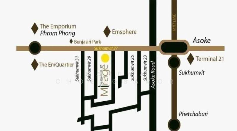 Mirage Sukhumvit 27, Bangkok, 6 Soi Sukhumvit 27, Khlongtoei Nua, Watthana, Bangkok, 1 Bedroom, 53 sqm, Condo For Rent, by Sarena Choengsamor, 500553300 - DDproperty.com