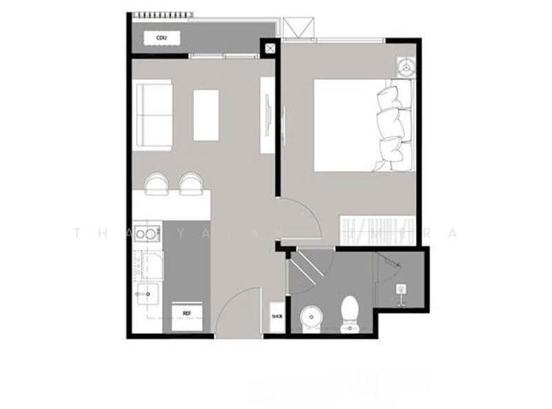 Rhythm Sukhumvit 36-38, Bangkok, 55 Soi Sukhumvit 36, Sukhumvit Road, Phra Kanong, Khlong Toei, Bangkok, 1 Bedroom, 33 sqm, Condo For Sale, by Thanyalak Ajmera, 500553502 - DDproperty.com