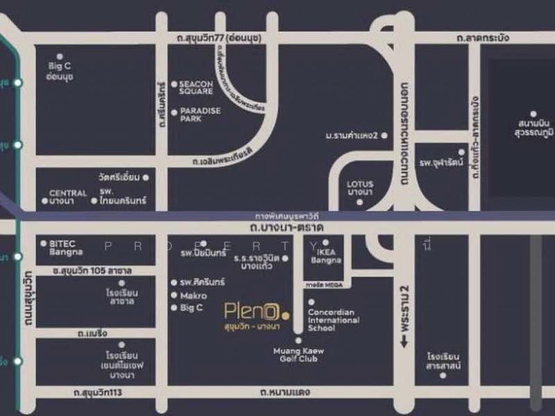 พลีโน่ สุขุมวิท-บางนา (Pleno Sukhumvit-Bangna), สมุทรปราการ, บางแก้ว, บางพลี, สมุทรปราการ, 106 ตร.ม., ทาวน์เฮ้าส์ ขาย, โดย The Best Property จินนี่, 500553979 - DDproperty.com