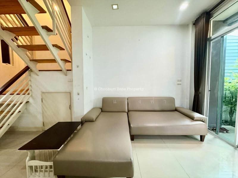 มาใหม่ ให้เช่า บ้านแฝด ม.ทริโอทาวน์ ไร่กล้วย ศรีราชา, chon-buri, Surasak, Si Racha, Chon Buri (Pattaya), 3 Bedrooms, 120 sqm, Semi-Detached House (Twin House) For Rent, by Dusit Saengfa, 500554335 - DDproperty.com