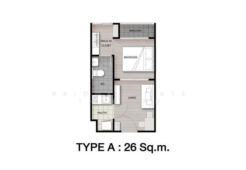 SENA Eco Town Rangsit Station, Bangkok, Ram Inthra, Khan Na Yao, Bangkok, 1 Bedroom, 26 sqm, Condo For Sale, by Bridge Estate Thailand, 500554390 - DDproperty.com