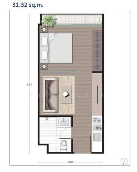 Noble Revo Silom, Bangkok, 88 Soi Surasak Surasak Road, Silom, Bang Rak, Bangkok, 1 Bedroom, 32 sqm, Condo For Sale, by Kriengkrai, 500555637 - DDproperty.com