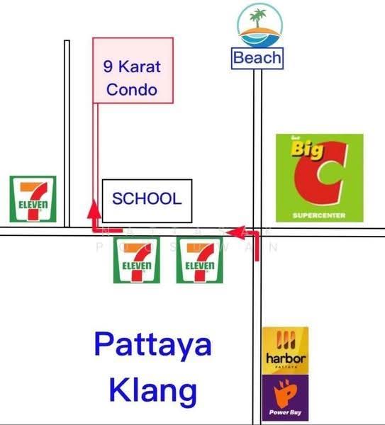 9 Karat Condo : 9 กะรัต คอนโด, ชลบุรี, ซอยอรุโณทัย 4, บางละมุง, ชลบุรี, 128 ตร.ม., คอนโด ขาย, โดย Nattasak Poosuwan, 500555807 - DDproperty.com
