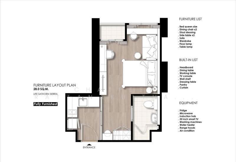 Life Sathorn Sierra, Bangkok, Ratchaphruek Rd, Talat Plu, Thon Buri, Bangkok, Studio, 28 sqm, Condo For Rent, by Chatpeeh Rattanakulthananan, 500555990 - DDproperty.com