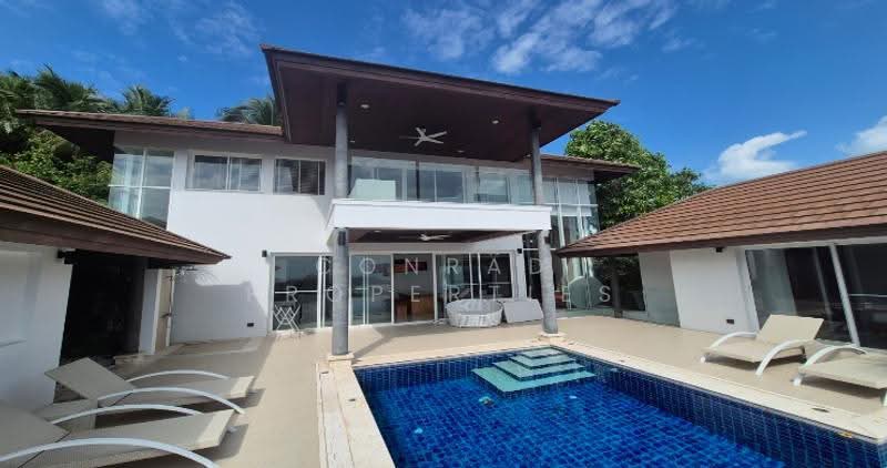 Tropical Style 5 Bedroom Sea View Villa in Choeng Mon, Surat Thani, Bo Put, Ko Samui, Surat Thani, 5 Bedrooms, 888 sqm, Villa For Sale, by Conrad Properties, 500556188 - DDproperty.com