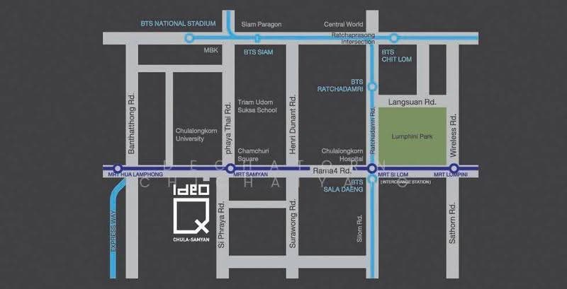 IDEO Q Chula - Samyan, Bangkok, 660-662 Rama 4 Road, Maha Phrutharam, Bang Rak, Bangkok, 1 Bedroom, 34 sqm, Condo For Sale, by Dechatorn Chichaiyang, 500556364 - DDproperty.com