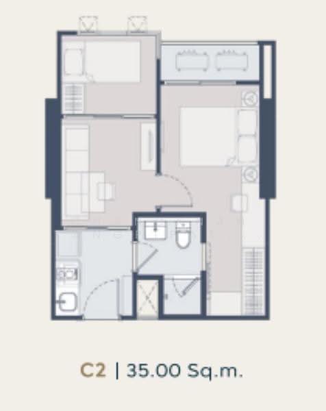 Life Charoennakhon-Sathorn, Bangkok, 670 Charoen Nakhon Road, Bang Lam Phu Lang, Khlong San, Bangkok, 1 Bedroom, 35 sqm, Condo For Sale, by Chanoknan Tangpipattanapong, 500557418 - DDproperty.com