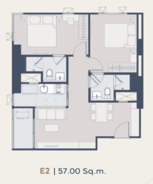 Life Charoennakhon-Sathorn, Bangkok, 670 Charoen Nakhon Road, Bang Lam Phu Lang, Khlong San, Bangkok, 2 Bedrooms, 57 sqm, Condo For Sale, by Chanoknan Tangpipattanapong, 500557422 - DDproperty.com