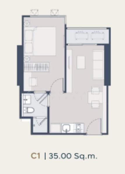 Life Charoennakhon-Sathorn, Bangkok, 670 Charoen Nakhon Road, Bang Lam Phu Lang, Khlong San, Bangkok, 1 Bedroom, 35 sqm, Condo For Sale, by Chanoknan Tangpipattanapong, 500557431 - DDproperty.com
