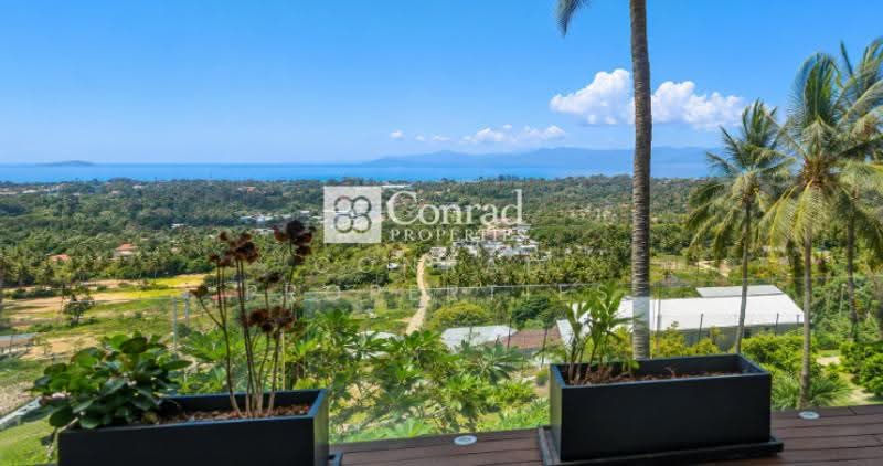 Modern 5 Bed Sea View Villa for Sale in Maenam Hills, สุราษฎร์ธานี, แม่น้ำ, เกาะสมุย, สุราษฎร์ธานี, 874 ตร.ม., วิลล่า ขาย, โดย Conrad Properties, 500557517 - DDproperty.com