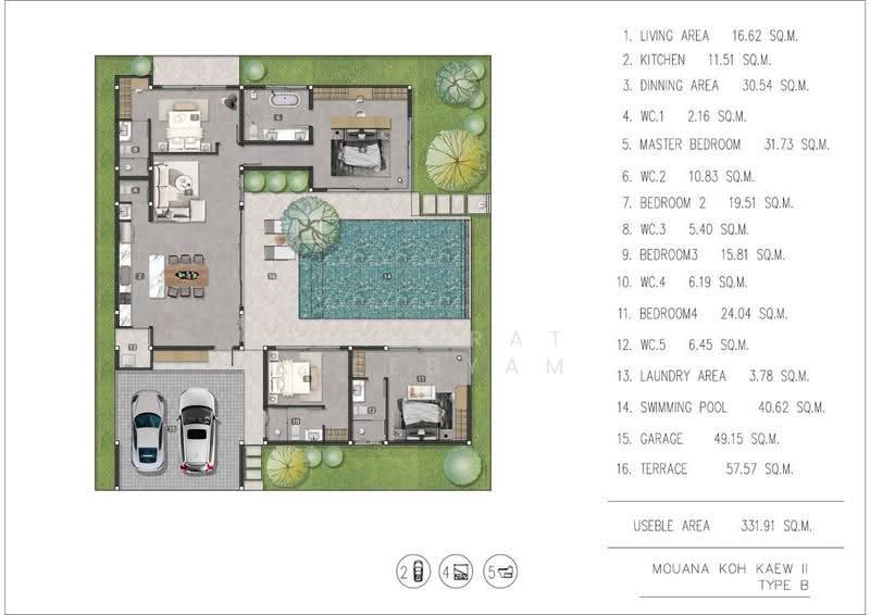 Mouana Residence Ko Kaeo, Phuket, Ko Kaeo, Muang Phuket, Phuket, 4 Bedrooms, 332 sqm, Villa For Sale, by Puttirat Kleebyam, 500557649 - DDproperty.com