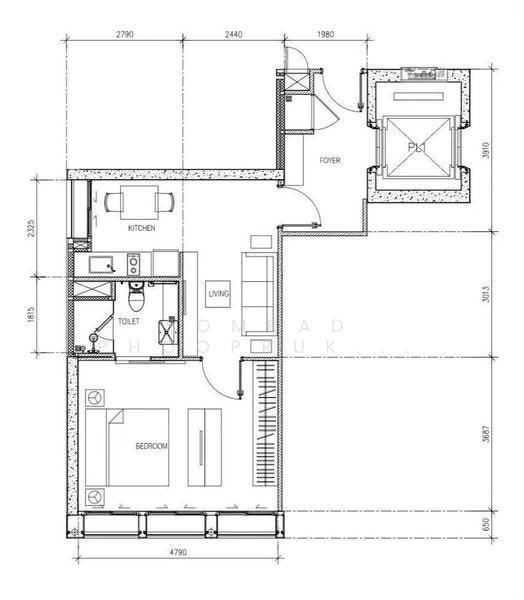 Noble Ploenchit, Bangkok, 1035 Ploenchit Road, Lumphini, Pathum Wan, Bangkok, 1 Bedroom, 50 sqm, Condo For Rent, by Somrad Phoopruksachart, 500557685 - DDproperty.com