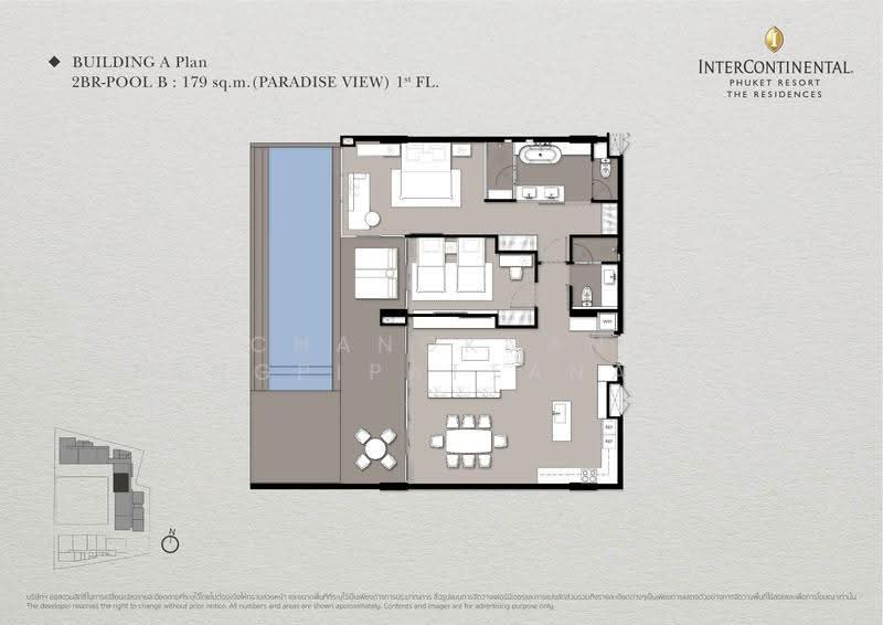 The Residences at InterContinental Phuket Resort : เดอะ เรสซิเดนซ์ แอท อินเตอร์คอนติเนนตัล ภูเก็ต รีสอร์ท, ภูเก็ต, กมลา, กะทู้, ภูเก็ต, 179 ตร.ม., คอนโด ขาย, โดย Chanoknan Tangpipattanapong, 500557860 - DDproperty.com