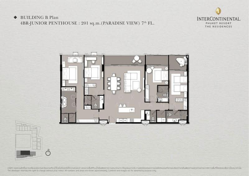 The Residences at InterContinental Phuket Resort : เดอะ เรสซิเดนซ์ แอท อินเตอร์คอนติเนนตัล ภูเก็ต รีสอร์ท, ภูเก็ต, กมลา, กะทู้, ภูเก็ต, 201 ตร.ม., คอนโด ขาย, โดย Chanoknan Tangpipattanapong, 500558010 - DDproperty.com