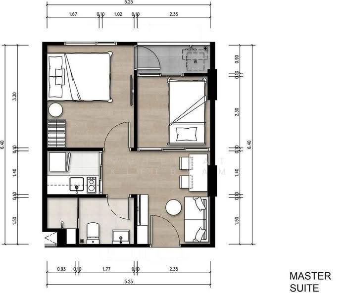 The Origin Kathu-Patong, Phuket, Phra Phuket Kaeo Rd, Kathu, Phuket, 2 Bedrooms, 35 sqm, Condo For Sale, by Puttirat Kleebyam, 500558154 - DDproperty.com