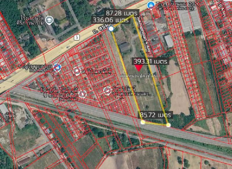 Land for sale (Red Zone/Commercial Zoning) located on Sukhumvit Road, Phla Subdistrict, Ban Chang. T, Rayong, Phla, Ban Chang, Rayong, , 26,260 sqm, Land For Sale, by ธีรรัชต์ ศรีเล็กดี, 500558439 - DDproperty.com