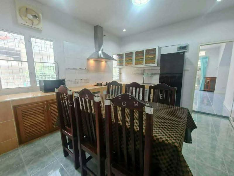 A house for rent near Sarasas Witaed Lanna School, Chiang Mai Rental Price:25,000THB/month No.9H453, Chiang Mai, Mae Hia, Muang Chiang Mai, Chiang Mai, 3 Bedrooms, 150 sqm, Single Detached House For Rent, by Baandeedee Chiangmai, 500559077 - DDproperty.com