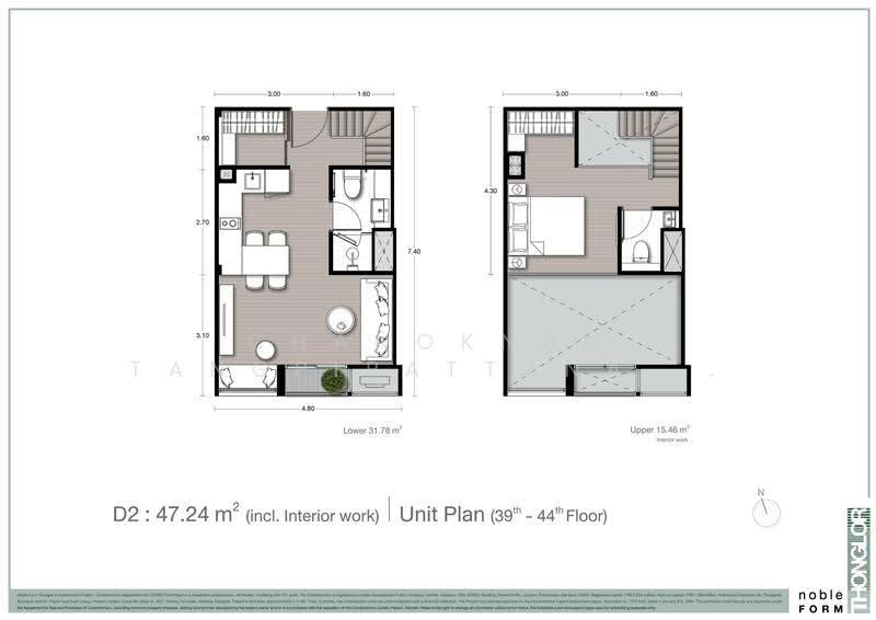 Noble Form Thonglor, Bangkok, Sukhumvit 55, Khlong Tan Nua, Watthana, Bangkok, 1 Bedroom, 47 sqm, Condo For Sale, by Chanoknan Tangpipattanapong, 500559328 - DDproperty.com