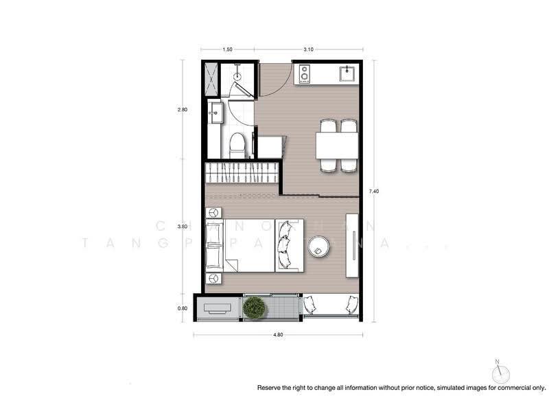 Noble Form Thonglor, Bangkok, Sukhumvit 55, Khlong Tan Nua, Watthana, Bangkok, 1 Bedroom, 32 sqm, Condo For Sale, by Chanoknan Tangpipattanapong, 500560096 - DDproperty.com