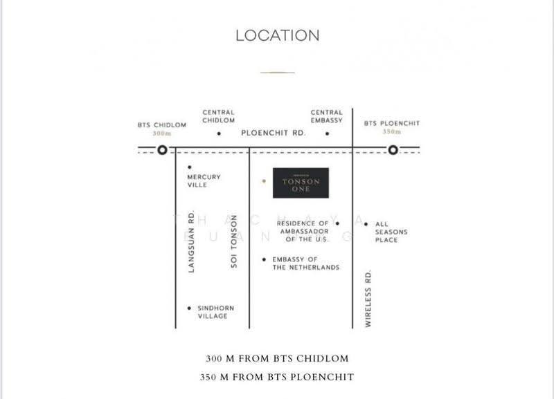 Tonson One Residence : ต้นสน วัน เรสซิเดนซ์, กรุงเทพ, ซอยต้นสน ถนนเพลินจิต, ลุมพินี, ปทุมวัน, กรุงเทพ, 107 ตร.ม., คอนโด ให้เช่า, โดย Thachaya Buanong, 500560919 - DDproperty.com
