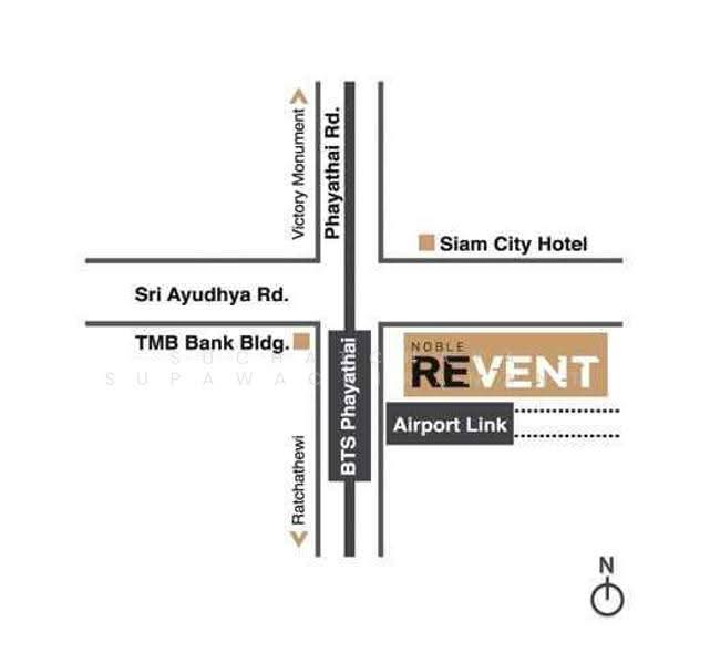 Noble Revent, Bangkok, Sri Ayutthaya Road, Thanon Phaya Thai, Ratchathewi, Bangkok, 1 Bedroom, 52 sqm, Condo For Rent, by Suchatchaya Supawachiranant, 500560937 - DDproperty.com
