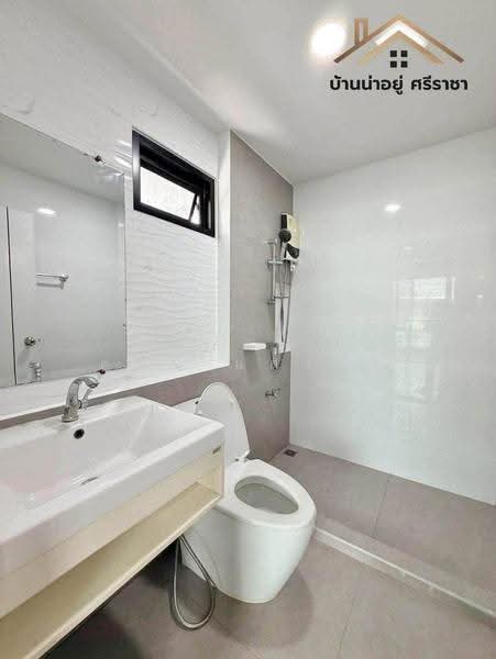 ขายบ้านแฝดหลังริม ม.มณีรินทร์บางพระ ศรีราชา, Chon Buri (Pattaya), Bang Phra, Si Racha, Chon Buri (Pattaya), 3 Bedrooms, 120 sqm, Semi-Detached House (Twin House) For Sale, by Dusit Saengfa, 500561187 - DDproperty.com