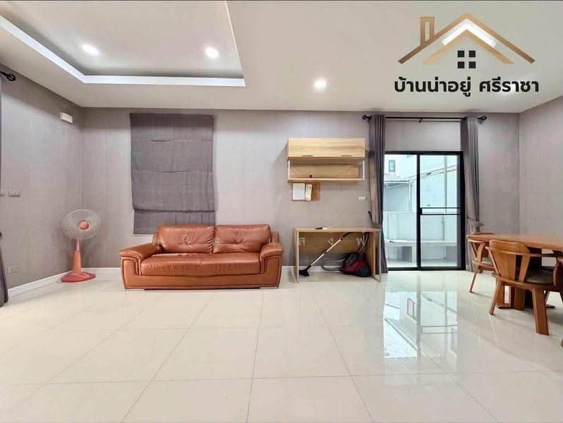 ขายบ้านแฝดหลังริม ม.มณีรินทร์บางพระ ศรีราชา, Chon Buri (Pattaya), Bang Phra, Si Racha, Chon Buri (Pattaya), 3 Bedrooms, 120 sqm, Semi-Detached House (Twin House) For Sale, by Dusit Saengfa, 500561187 - DDproperty.com