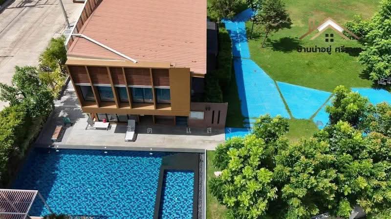 ขายบ้านแฝดหลังริม ม.มณีรินทร์บางพระ ศรีราชา, Chon Buri (Pattaya), Bang Phra, Si Racha, Chon Buri (Pattaya), 3 Bedrooms, 120 sqm, Semi-Detached House (Twin House) For Sale, by Dusit Saengfa, 500561187 - DDproperty.com