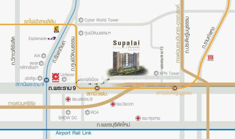 Supalai Veranda Rama 9, Bangkok, 349 Rama 9, Bang Kapi, Huai Khwang, Bangkok, 2 Bedrooms, 63 sqm, Condo For Sale, by Suchatchaya Supawachiranant, 500561220 - DDproperty.com