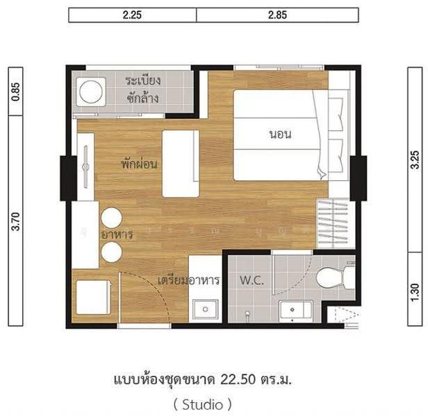 Lumpini Ville Pranangklao-Riverview, Nonthaburi, Soi Ban Sai Ma, Sai Ma, Muang Nonthaburi, Nonthaburi, Studio, 23 sqm, Condo For Sale, by Ulaiwan Boonsiri, 500561682 - DDproperty.com