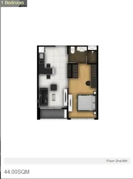 Trapezo Sukhumvit 16, Bangkok, Soi Sukhumvit 16, Khlong Toei, Bangkok, 1 Bedroom, 44 sqm, Condo For Sale, by Piyawan Maiyapan, 500561913 - DDproperty.com
