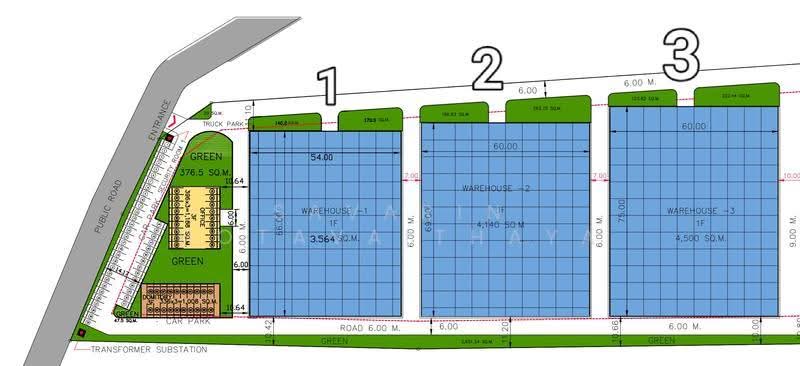 Warehouse close to Lamchabang, Chon Buri (Pattaya), Ta Khian Tia, Bang Lamung (Pattaya), Chon Buri (Pattaya), , 3,500 sqm, Warehouse/Factory For Rent, by Savarin Hotavaithaya, 500562037 - DDproperty.com