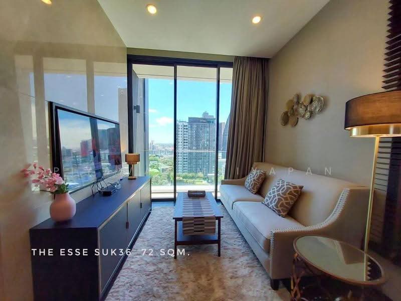 The Esse Sukhumvit 36, Bangkok, Soi Sukhumvit 36, Sukhumvit Road, Phra Kanong, Khlong Toei, Bangkok, 2 Bedrooms, 72 sqm, Condo For Rent, by Piyawan Maiyapan, 500562138 - DDproperty.com