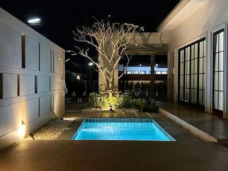 Pool Villa ให้เช่า - ใกล้มหาวิทยาลัยแม่โจ้ เพียง 10 นาที ค่าเช่า 45,000 บาท / เดือน No.11P005, เชียงใหม่, หนองหาร, สันทราย, เชียงใหม่, 150 ตร.ม., บ้านเดี่ยว ให้เช่า, โดย Baandeedee Chiangmai, 500562609 - DDproperty.com