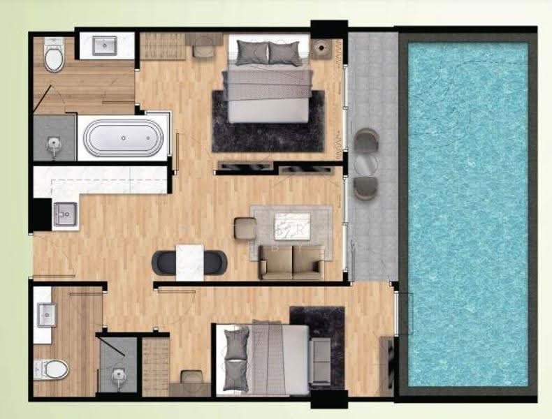 Wekata 3, Phuket, Karon, Muang Phuket, Phuket, 2 Bedrooms, 87 sqm, Condo For Sale, by Puttirat Kleebyam, 500563143 - DDproperty.com