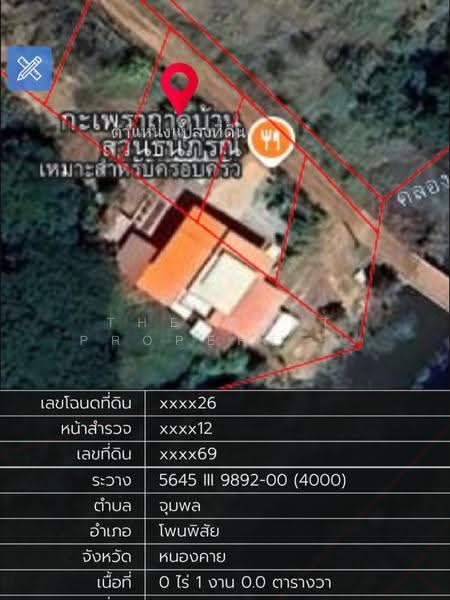 ที่ดินโพนพิสัย หนองคาย, หนองคาย, จุมพล, โพนพิสัย, หนองคาย, 400 ตร.ม., ที่ดิน ขาย, โดย The Best Property เป้า, 500563156 - DDproperty.com