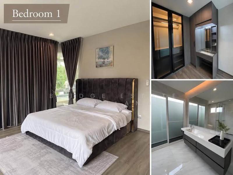 Mantana Lake Watcharapol, Bangkok, Sukhaphiban 5 Road, O-Ngoen, Sai Mai, Bangkok, 4 Bedrooms, 286 sqm, Single Detached House For Rent, by Bridge Estate Thailand, 500564069 - DDproperty.com