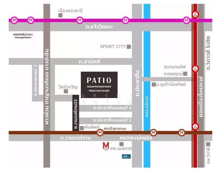 PATIO Ngamwongwan-Prachachuen, Nonthaburi, Thung Song Hong Lak Si, Tha-Sai, Muang Nonthaburi, Nonthaburi, 3 Bedrooms, 163 sqm, Townhouse For Rent, by ปรินทร์ญาดา ชิณโชติ, 500564516 - DDproperty.com