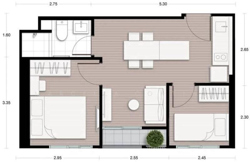 Nue District R9, Bangkok, 59 Rama 9 Road, Huai Khwang, Bangkok, 1 Bedroom, 35 sqm, Condo For Rent, by Marcella Contini, 500565621 - DDproperty.com