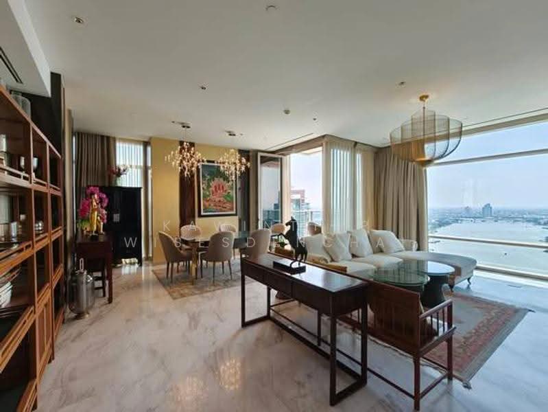 Four Seasons Private Residences, Bangkok, 300 Charoen Krung Road, Yan Nawa, Sathon, Bangkok, 3 Bedrooms, 250 sqm, Condo For Rent, by Kawinthip Wisesdenchai, 500565802 - DDproperty.com