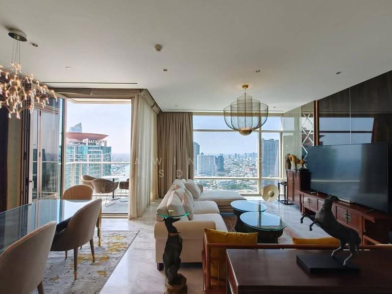 Four Seasons Private Residences, Bangkok, 300 Charoen Krung Road, Yan Nawa, Sathon, Bangkok, 3 Bedrooms, 250 sqm, Condo For Rent, by Kawinthip Wisesdenchai, 500565802 - DDproperty.com