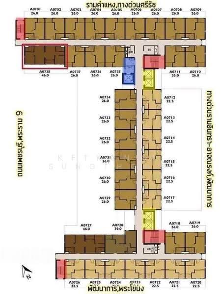 Plum Condo Ramkhamheng Station, bangkok, Ramkhamhaeng Road, Suan Luang, Bangkok, 2 Bedrooms, 47 sqm, Condo For Rent, by Ketkanok Sungthong, 500565806 - DDproperty.com