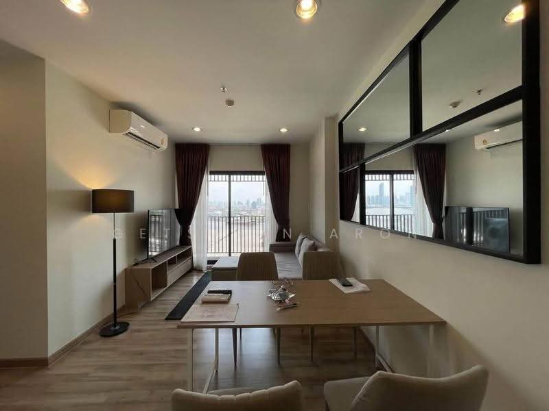 Chapter Charoennakhon–Riverside, Bangkok, Charoennakorn Road, Bang Lam Phu Lang, Khlong San, Bangkok, 2 Bedrooms, 60 sqm, Condo For Rent, by Getsarin Aron, 500565859 - DDproperty.com