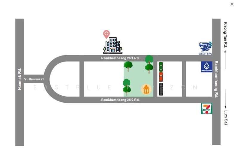 Townhouse Area Ramkhamhaeng, Bangkok, Hua Mak, Bang Kapi, Bangkok, 3 Bedrooms, 220 sqm, Townhouse For Sale, by Eastblue Horizon, 500566051 - DDproperty.com