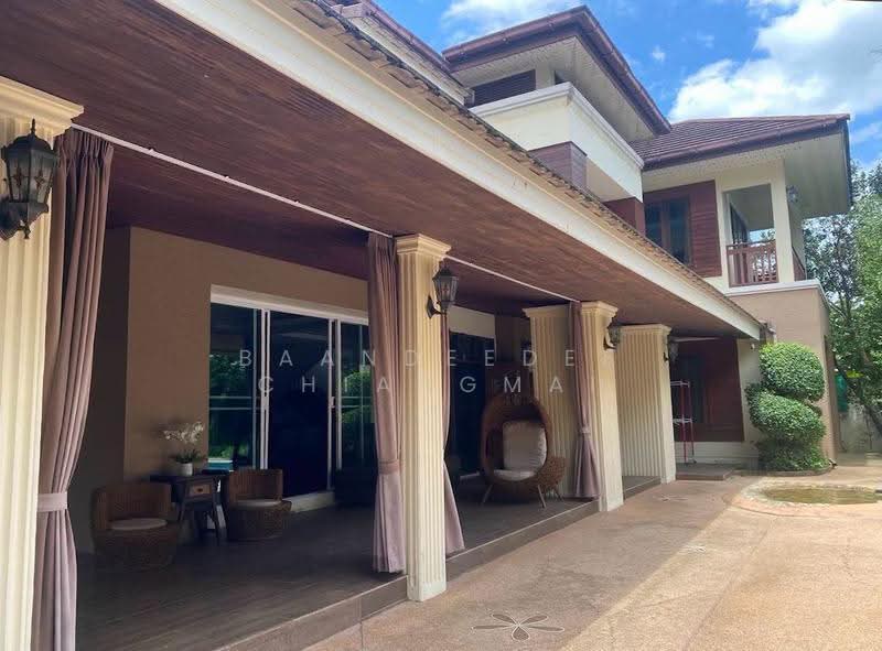 Pool Villa ให้เช่า - ใกล้โรงเรียนนานาชาตินครพายัพ เพียง 5 นาที ค่าเช่า 90,000 บาท / เดือน No.5P012, เชียงใหม่, สันผีเสื้อ, เมืองเชียงใหม่, เชียงใหม่, 200 ตร.ม., บ้านเดี่ยว ให้เช่า, โดย Baandeedee Chiangmai, 500566667 - DDproperty.com