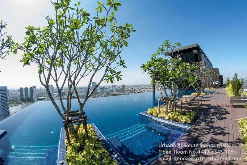 Urbano Absolute Sathon-Taksin, Bangkok, 345 Charoen Nakhon 14/2 Alley, Khlong Ton Sai, Khlong San, Bangkok, 1 Bedroom, 38 sqm, Condo For Rent, by keymatters property, 500567107 - DDproperty.com